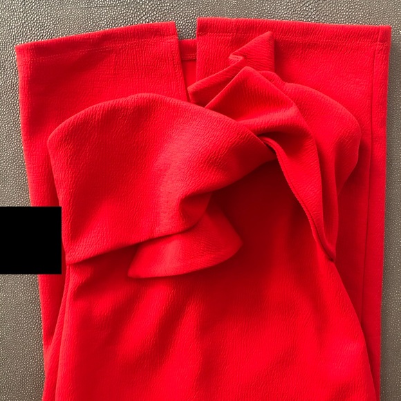 Classic red midi Topshop dress - Picture 5 of 5